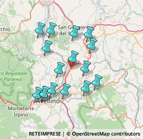 Mappa Via Colle del Noce, 83039 Pratola Serra AV, Italia (7.22375)