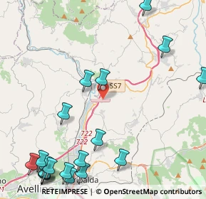 Mappa Via Colle del Noce, 83039 Pratola Serra AV, Italia (6.664)