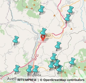 Mappa Via Colle del Noce, 83039 Pratola Serra AV, Italia (5.746)