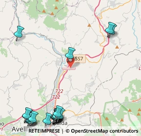 Mappa Via Colle del Noce, 83039 Pratola Serra AV, Italia (7.036)