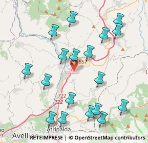 Mappa Via Colle del Noce, 83039 Pratola Serra AV, Italia (4.84611)