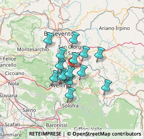 Mappa Via Colle del Noce, 83039 Pratola Serra AV, Italia (9.65067)