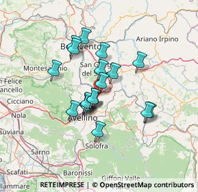 Mappa Via Colle del Noce, 83039 Pratola Serra AV, Italia (10.8235)