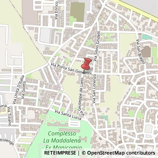 Mappa Via Porta San GIovanni, 33, 81031 Aversa, Caserta (Campania)