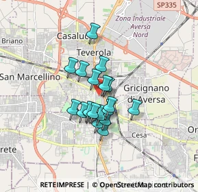 Mappa Via Giuseppe Verdi, 81031 Aversa CE, Italia (1.22053)