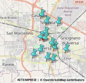 Mappa Via Felice Pommella, 81031 Aversa CE, Italia (1.46154)