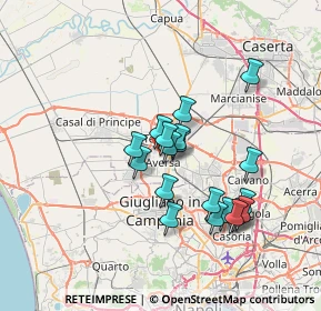 Mappa Via Felice Pommella, 81031 Aversa CE, Italia (6.40053)