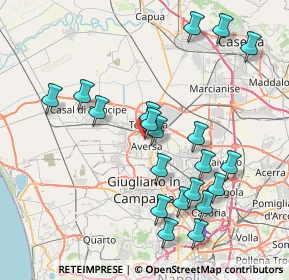 Mappa Via Felice Pommella, 81031 Aversa CE, Italia (8.8285)