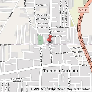 Mappa Via Gaetano Martino, 36, 81038 Trentola-Ducenta, Caserta (Campania)