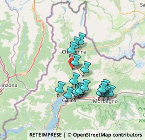 Mappa Via Schenone, 23027 Samolaco SO, Italia (12.06421)