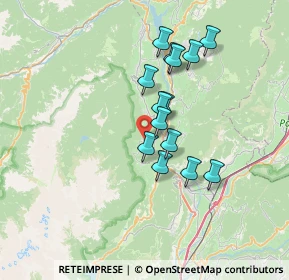 Mappa Nella frazinone di Campodenno sul bivio di via giaz via salvez, 38010 Campodenno TN, Italia (5.59286)