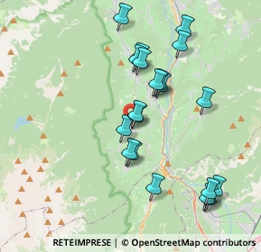 Mappa Nella frazinone di Campodenno sul bivio di via giaz via salvez, 38010 Campodenno TN, Italia (3.6675)