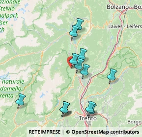 Mappa Nella frazinone di Campodenno sul bivio di via giaz via salvez, 38010 Campodenno TN, Italia (15.13538)