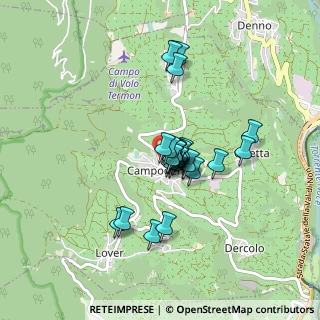 Mappa Nella frazinone di Campodenno sul bivio di via giaz via salvez, 38010 Campodenno TN, Italia (0.61111)
