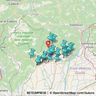 Mappa Localita' Pecol, 33090 Tramonti di sotto PN, Italia (10.4775)