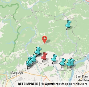 Mappa Via Campone Centro, 33090 Tramonti di sotto PN, Italia (8.54923)