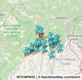 Mappa Località Zanon, 33090 Tramonti di sotto PN, Italia (9.929)