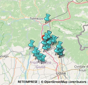 Mappa Via I Maggio, 33010 Osoppo UD, Italia (9.154)