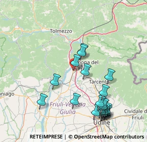 Mappa Via I Maggio, 33010 Osoppo UD, Italia (17.372)