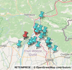 Mappa Via Giuseppe Garibaldi, 33013 Gemona del Friuli UD, Italia (10.30056)