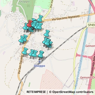 Mappa Via Giuseppe Garibaldi, 33013 Gemona del Friuli UD, Italia (0.42143)