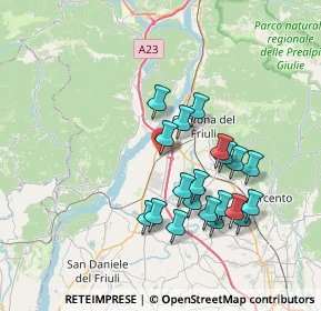 Mappa Via Giuseppe Garibaldi, 33013 Gemona del Friuli UD, Italia (6.741)