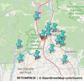 Mappa Via Giuseppe Garibaldi, 33013 Gemona del Friuli UD, Italia (6.52643)