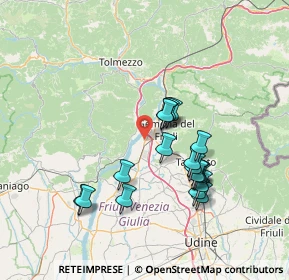 Mappa Via S. Daniele, 33010 Osoppo UD, Italia (12.81556)