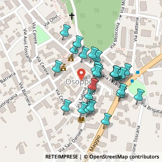 Mappa Via Sabina, 33010 Osoppo UD, Italia (0.09259)
