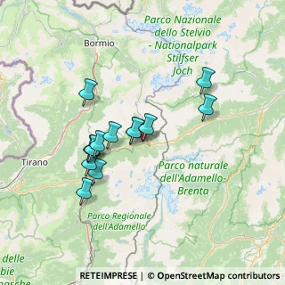 Mappa Via Fratelli Calvi, 25056 Ponte di legno BS, Italia (12.01385)