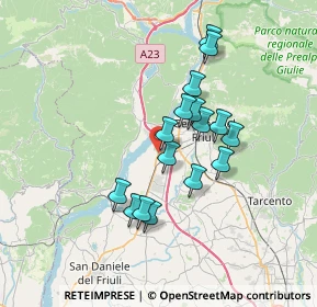 Mappa Via Fabris, 33010 Osoppo UD, Italia (5.7525)
