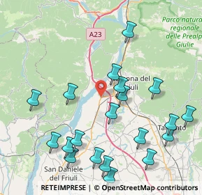 Mappa Via Fabris, 33010 Osoppo UD, Italia (9.2895)