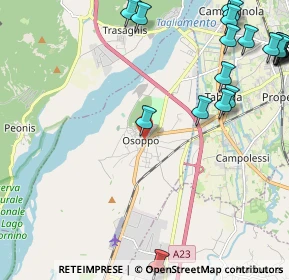 Mappa Via Fabris, 33010 Osoppo UD, Italia (3.13)