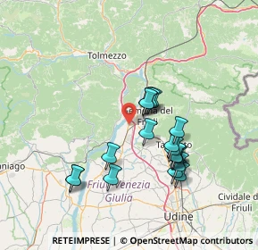 Mappa Via Fabris, 33010 Osoppo UD, Italia (12.77944)