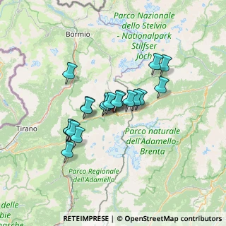 Mappa Via Corno D'Aola, 25056 Ponte di legno BS, Italia (10.477)