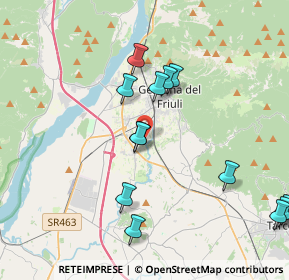 Mappa Gemona Del Friuli, 33013 Gemona del Friuli UD, Italia (4.55286)