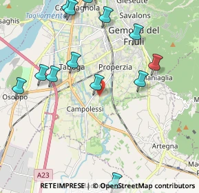 Mappa Gemona Del Friuli, 33013 Gemona del Friuli UD, Italia (2.595)