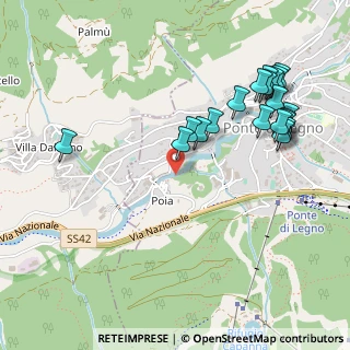 Mappa Via Roma, 25056 Ponte di Legno BS, Italia (0.5575)