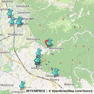 Mappa Via Lucardi, 33011 Artegna UD, Italia (2.66)