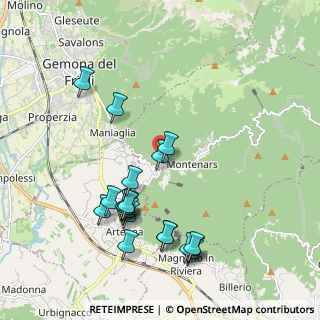 Mappa Via Lucardi, 33011 Artegna UD, Italia (2.074)