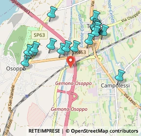 Mappa Via Marsure, 33013 Gemona del Friuli UD, Italia (0.983)