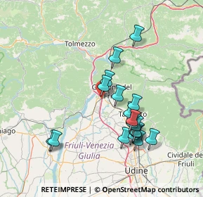 Mappa Via Marsure, 33013 Gemona del Friuli UD, Italia (13.78111)