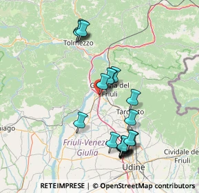 Mappa Via Marsure, 33013 Gemona del Friuli UD, Italia (14.784)