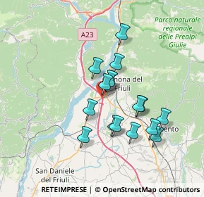 Mappa Via Marsure, 33013 Gemona del Friuli UD, Italia (5.74375)