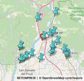 Mappa Via Del Cet, 33010 Osoppo UD, Italia (7.686)