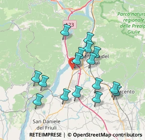 Mappa Via Del Cet, 33010 Osoppo UD, Italia (6.61)