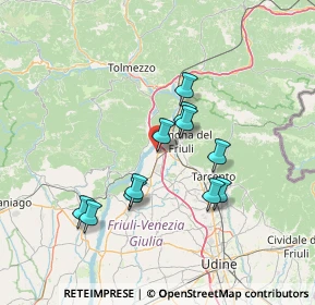 Mappa Via Del Cet, 33010 Osoppo UD, Italia (11.86091)