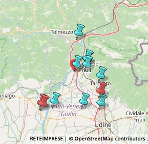 Mappa Via Del Cet, 33010 Osoppo UD, Italia (12.36083)