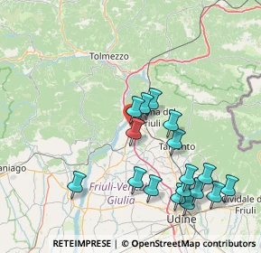 Mappa Via Del Cet, 33010 Osoppo UD, Italia (16.47882)