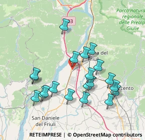 Mappa Via Brigata Re, 33010 Osoppo UD, Italia (7.3465)